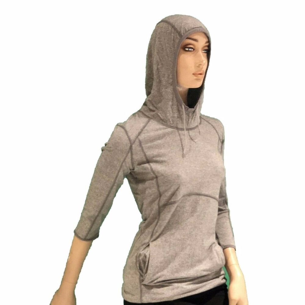 Old Mill Long Sleeve Hoodie in Gray NWT